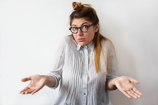 A confused person that mirrors the confusion people may have about life insurance