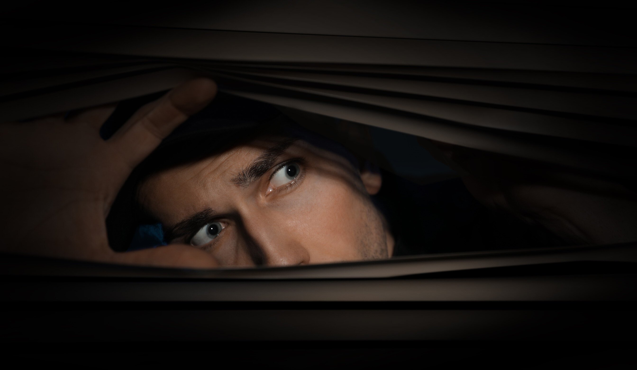 The idea of someone hiding from toxic behaviors