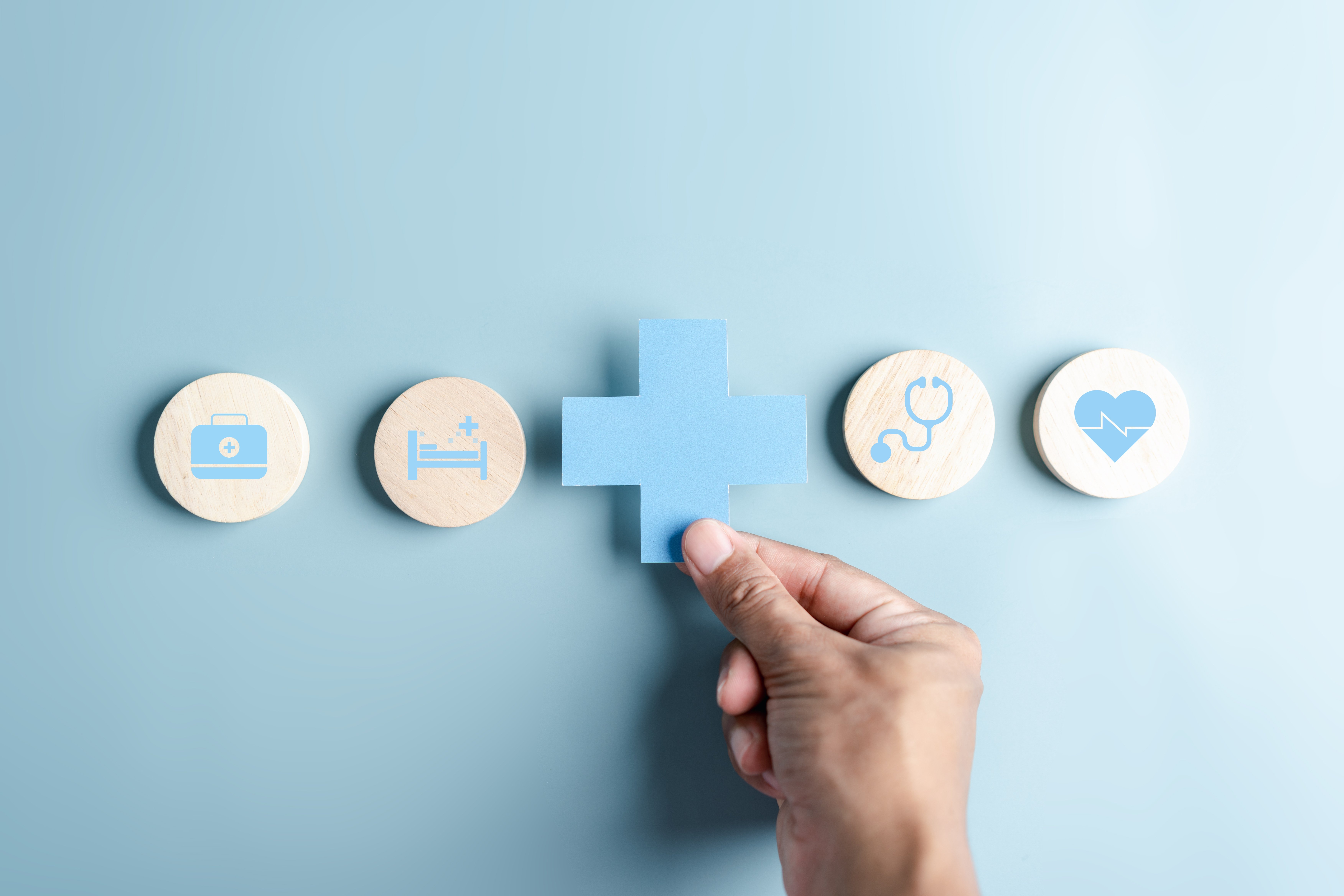 Picture of the concept and idea of health insurance